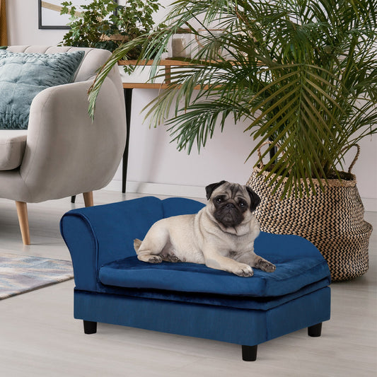 Luxury Small Dog Bed – Hidden Storage Included