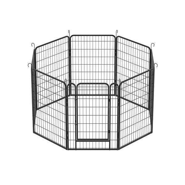 Heavy-Duty 8-Piece Metal Pet Playpen