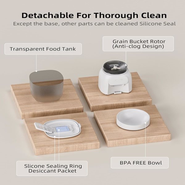 Automatic Cat Feeder - WiFi Cat Food Dispenser With APP Control