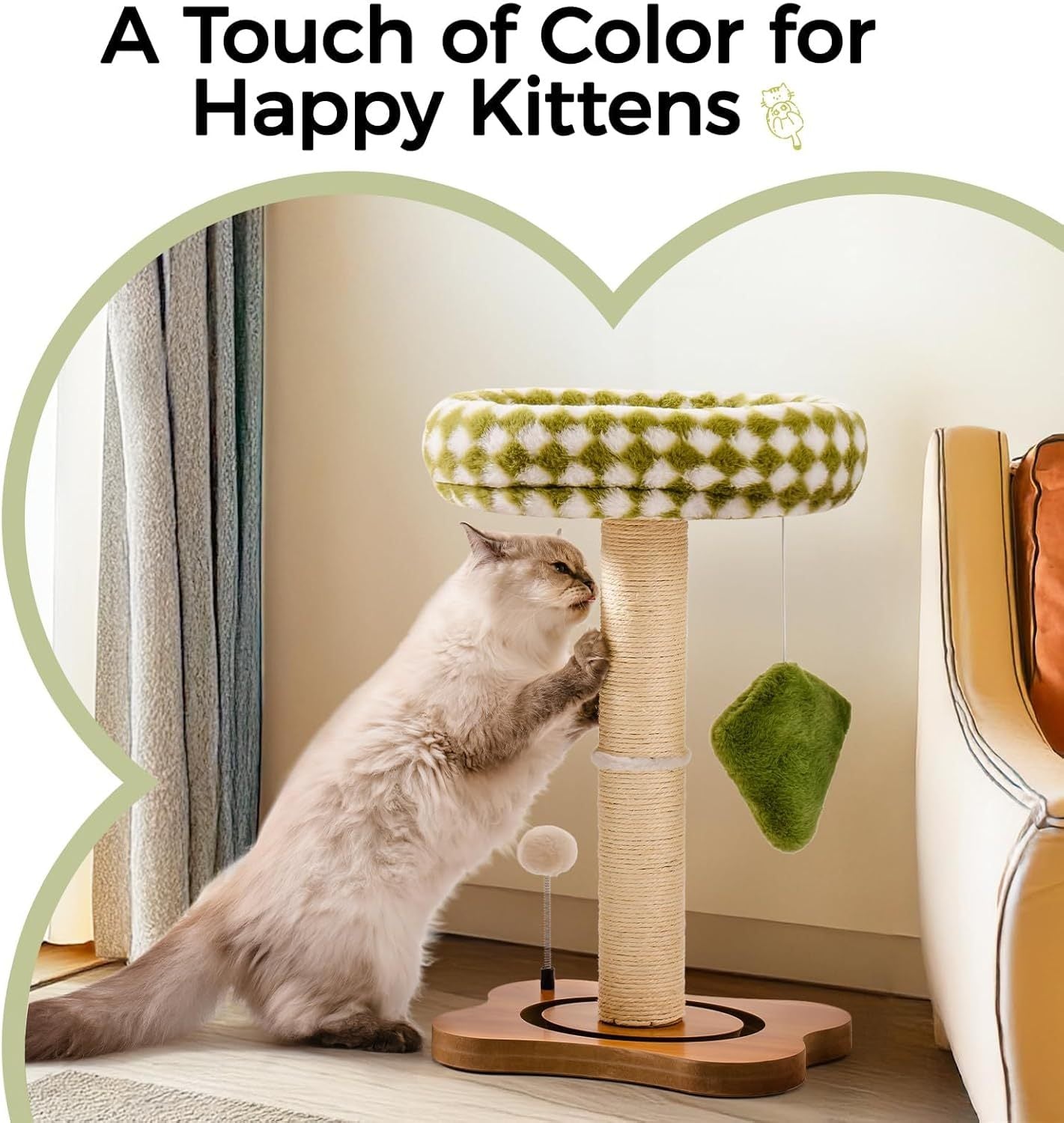 Cat Scratching Post & Bed