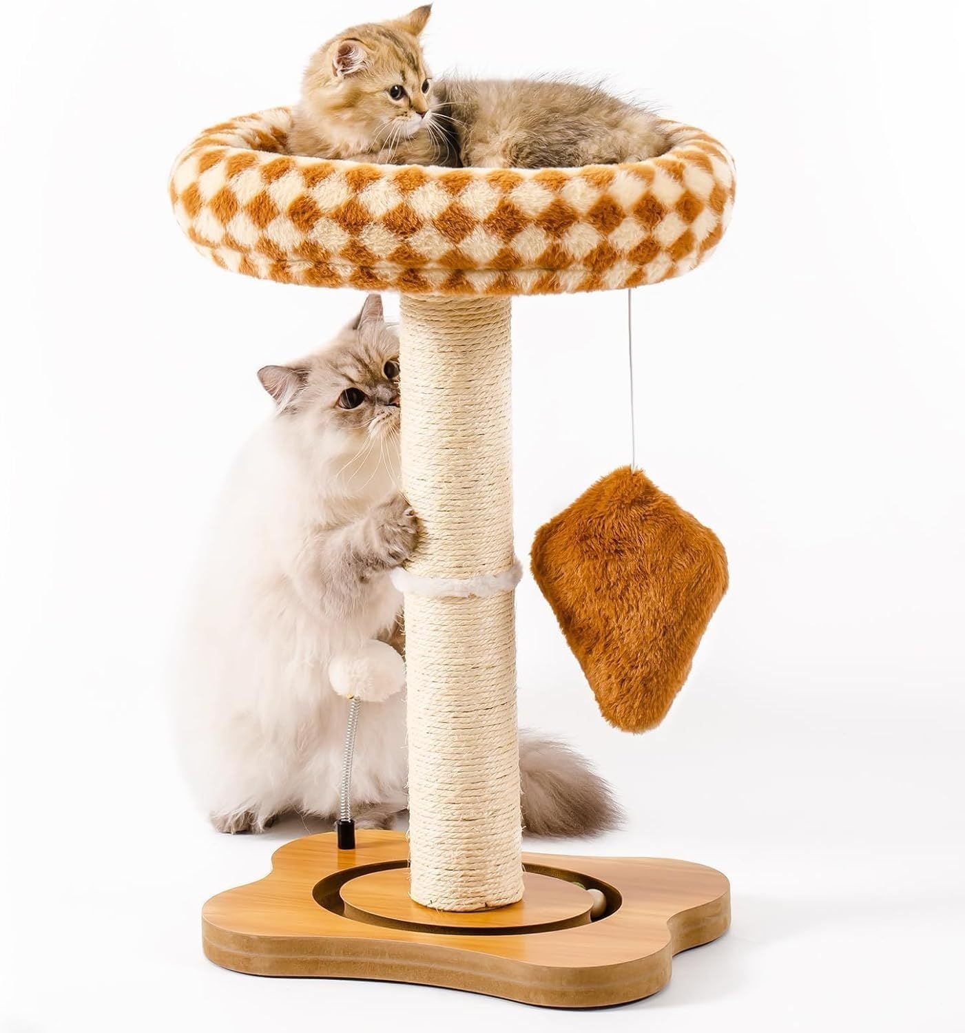 Cat Scratching Post With Bed