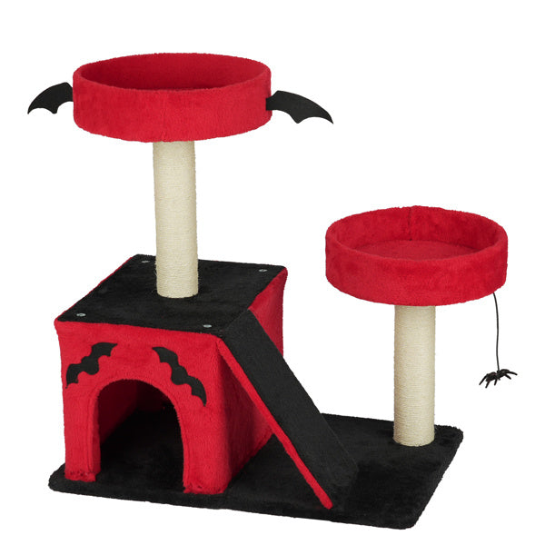 Halloween Cat Climbing Frame Gothic Cat Tree