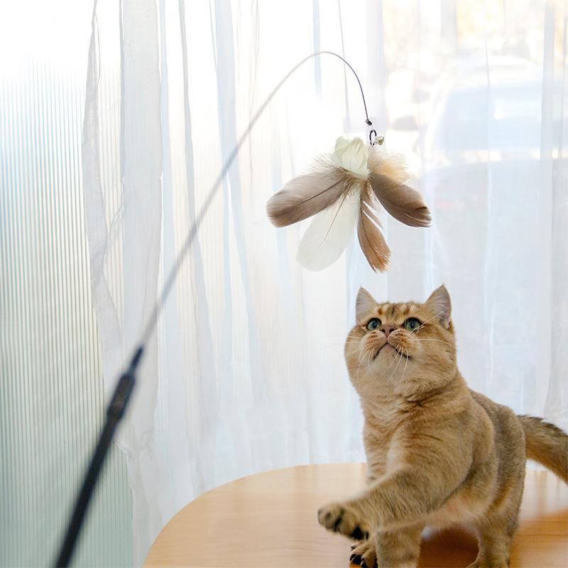 Retractable Laser Cat Wand – Interactive & Safe Play