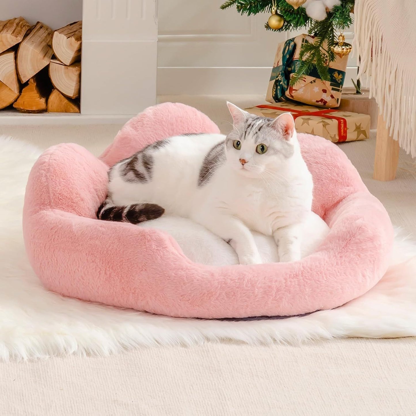 Fluffy Cat Couch Bed