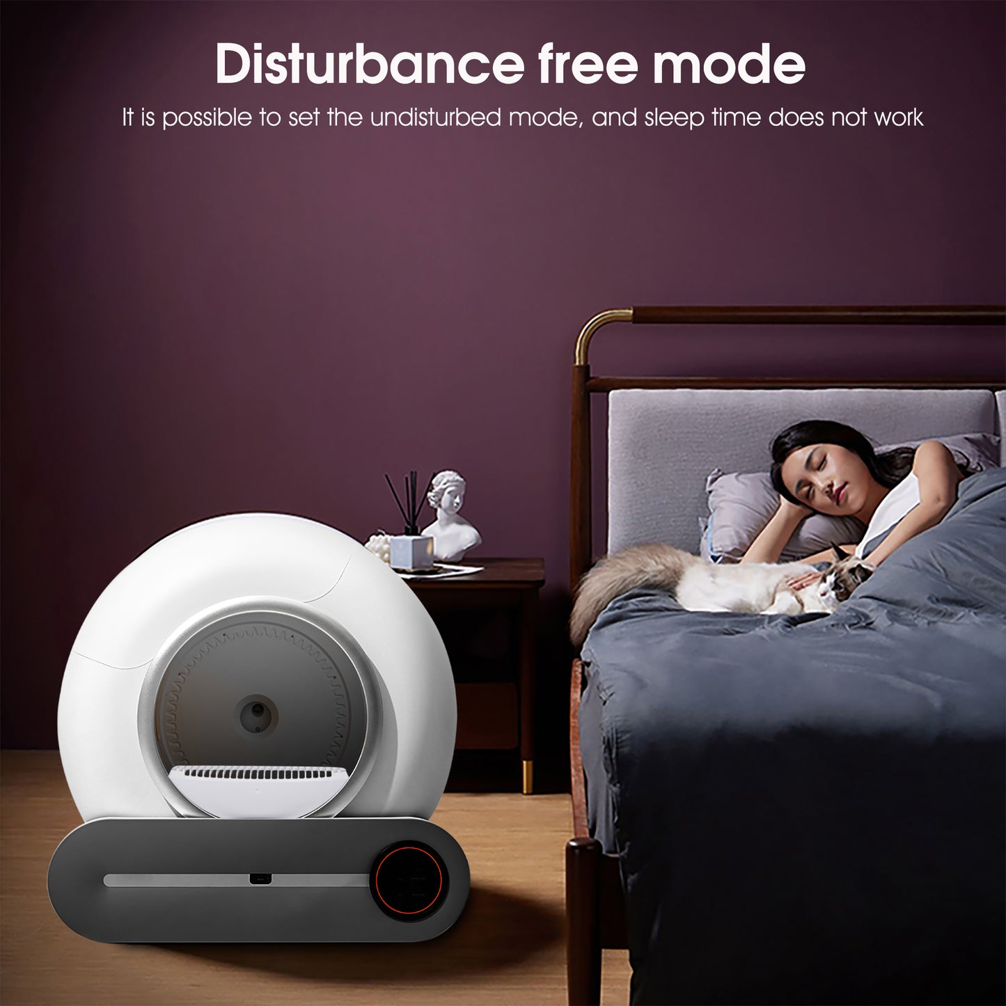 Auto Self-Clean Litter Box with WiFi and Deodorizer