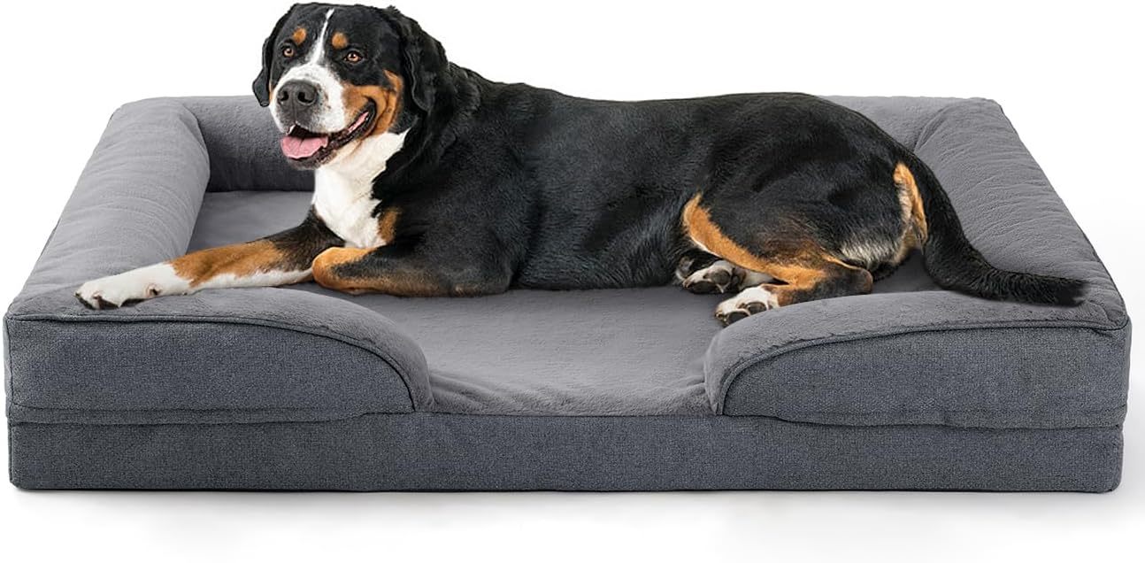 Orthopedic Dog Sofa – Washable, Waterproof, Foam Support