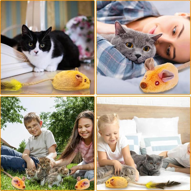 Interactive Cat Mouse Toy – Moving & LED Lights