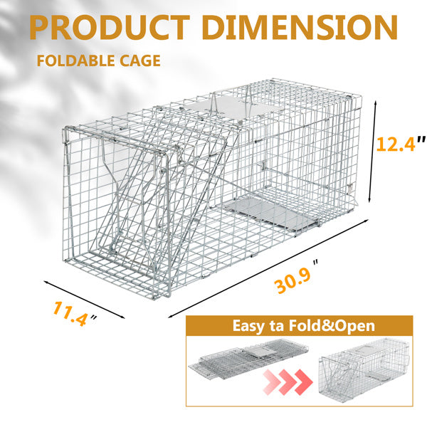 Silver Folding Iron Pet Fence