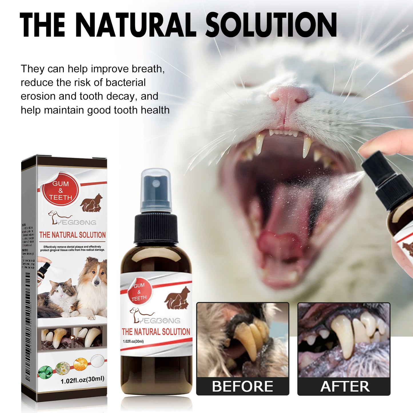 Pet Dental Cleaning Spray