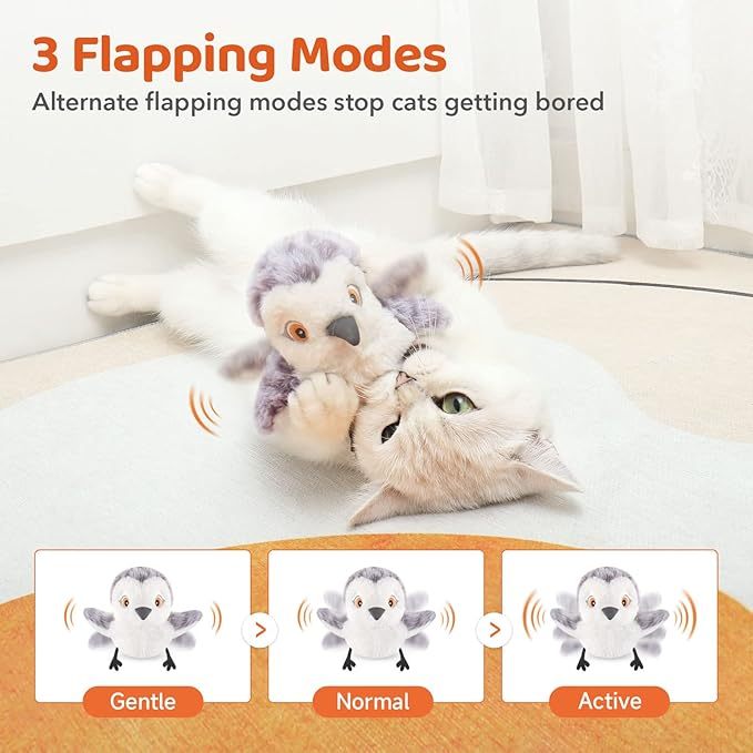 Flapping Bird Interactive Cat Toy