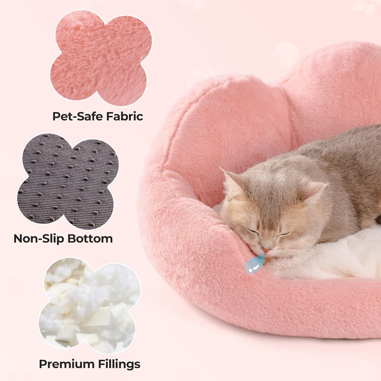 Fluffy Cat Couch Bed