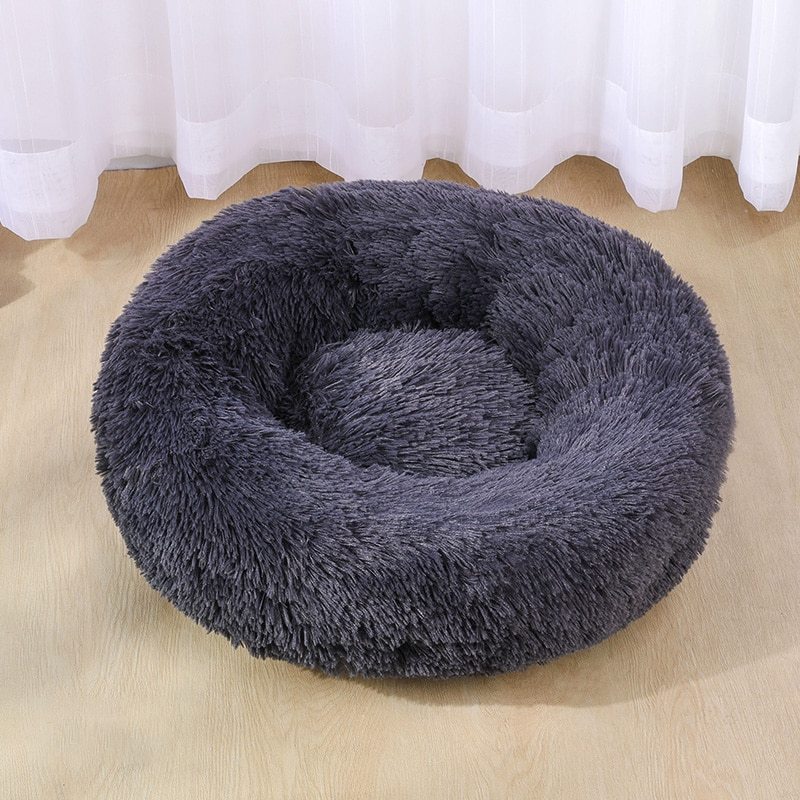 Soft Washable Plush Dog & Cat Bed