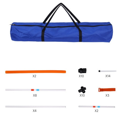 3PC Dog Agility Training Set – Obstacle Course for Dogs