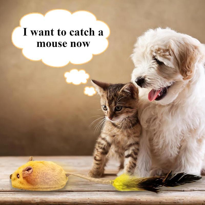 Interactive Cat Mouse Toy – Moving & LED Lights