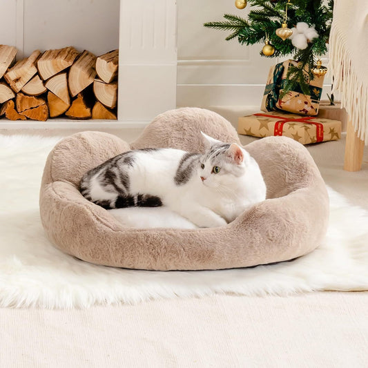 Round Cat Bed For Indoor Cats