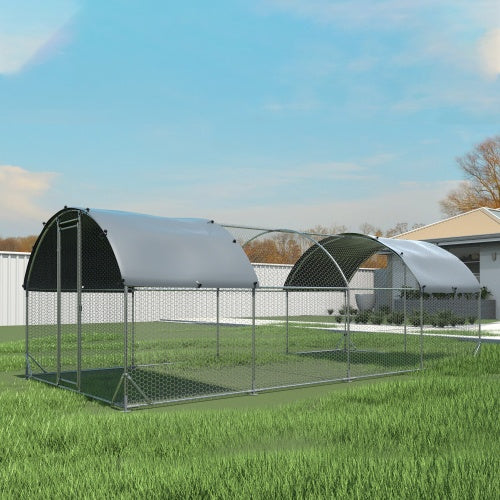 Large Metal Chicken Coop – Waterproof & UV-Protected
