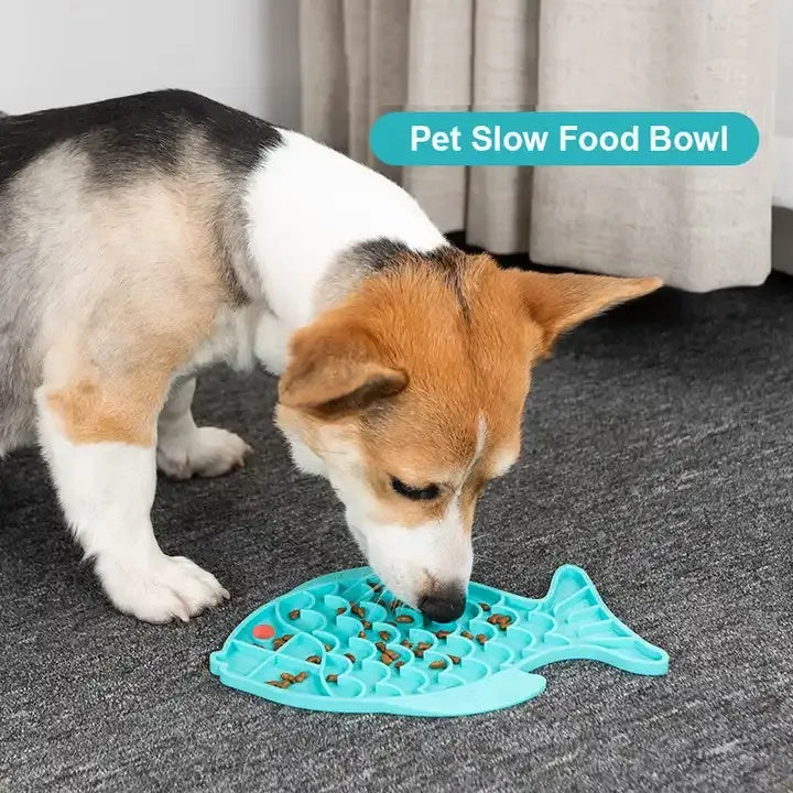 Silicone Lick Mat – Slow Feeder for Dogs