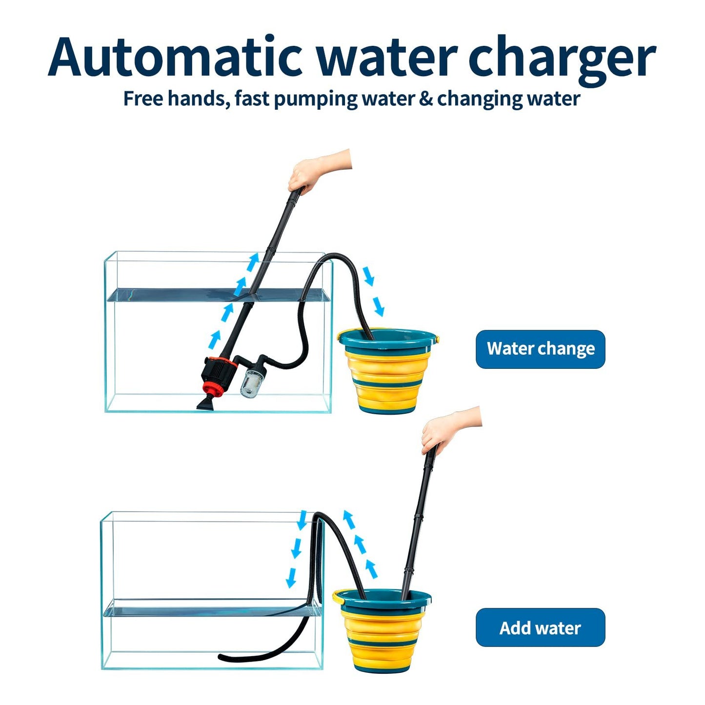 Black Electric Water Changer