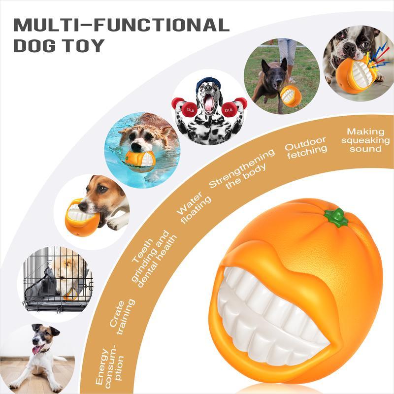 Indestructible Squeaky Chew Ball