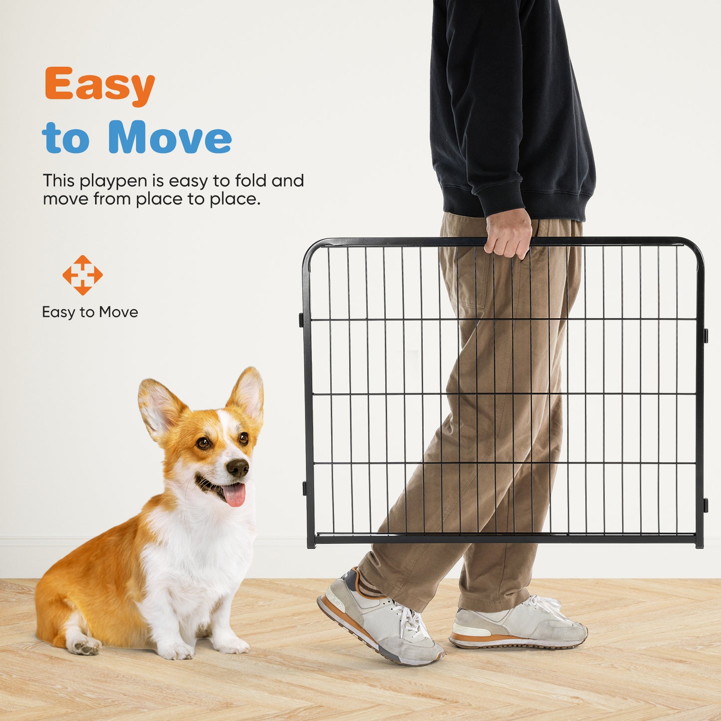 Durable Indoor Dog Game Fence - Pet Playpen