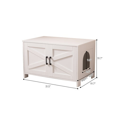 Hidden Cat Litter Box Enclosure