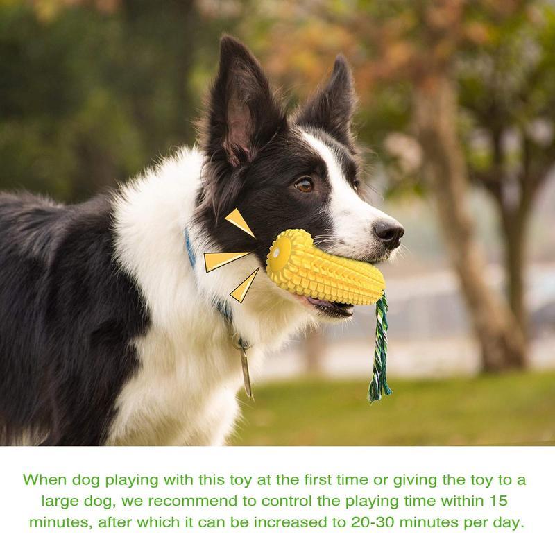 PROKEl Squeaky Corn Stick Chew Toy