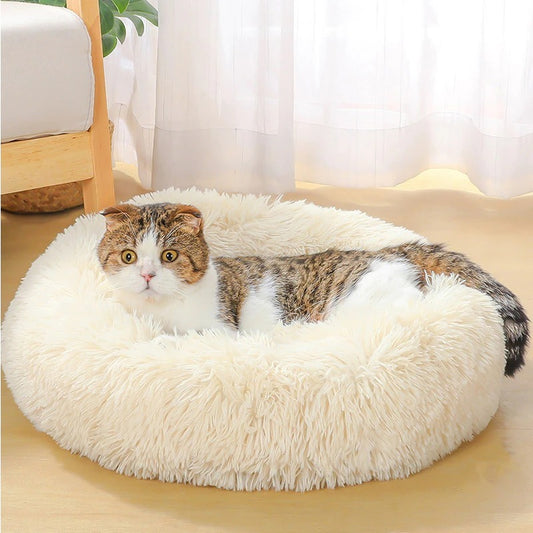 Soft Washable Plush Dog & Cat Bed
