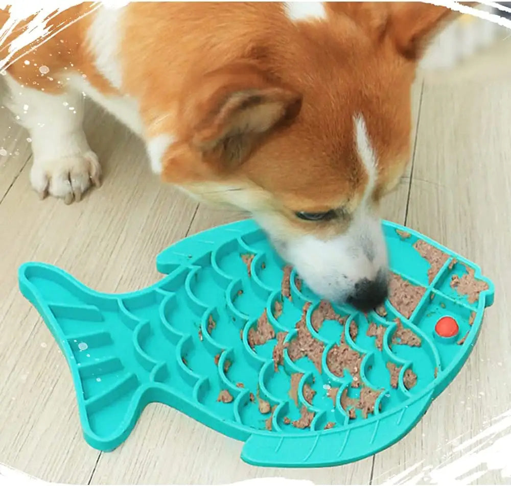 Silicone Lick Mat – Slow Feeder for Dogs