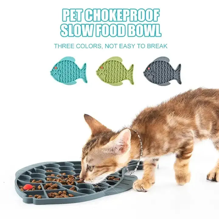 Silicone Lick Mat – Slow Feeder for Dogs