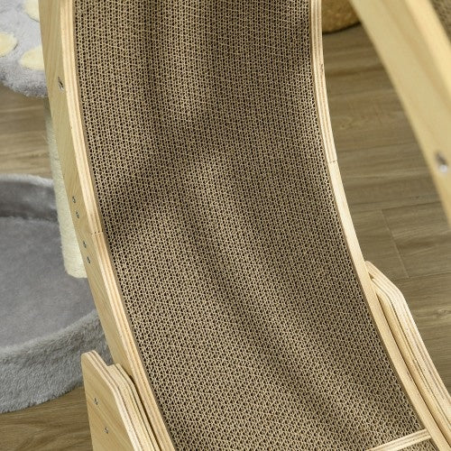 PawHut Reversible Cat Scratching Board – 4-Pack for Indoor Cats
