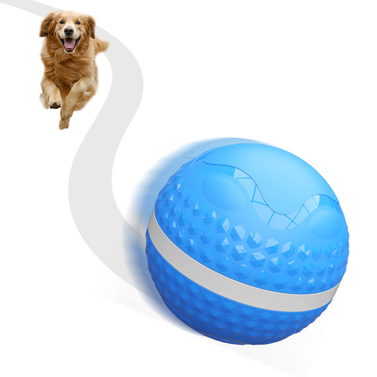 Smart Interactive Dog Toy – Motion-Activated Rolling Ball with Lights