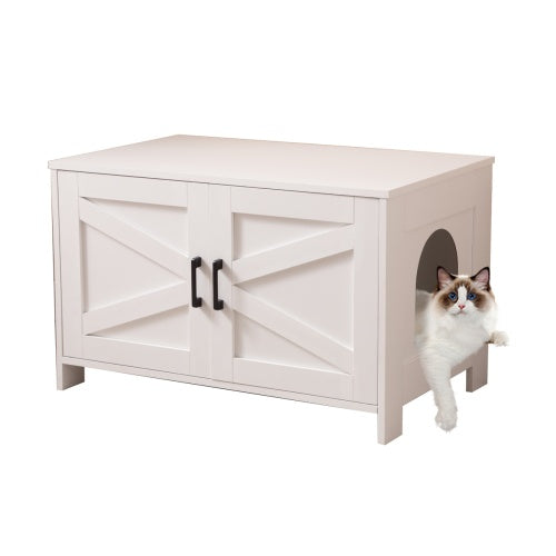 Hidden Cat Litter Box Enclosure