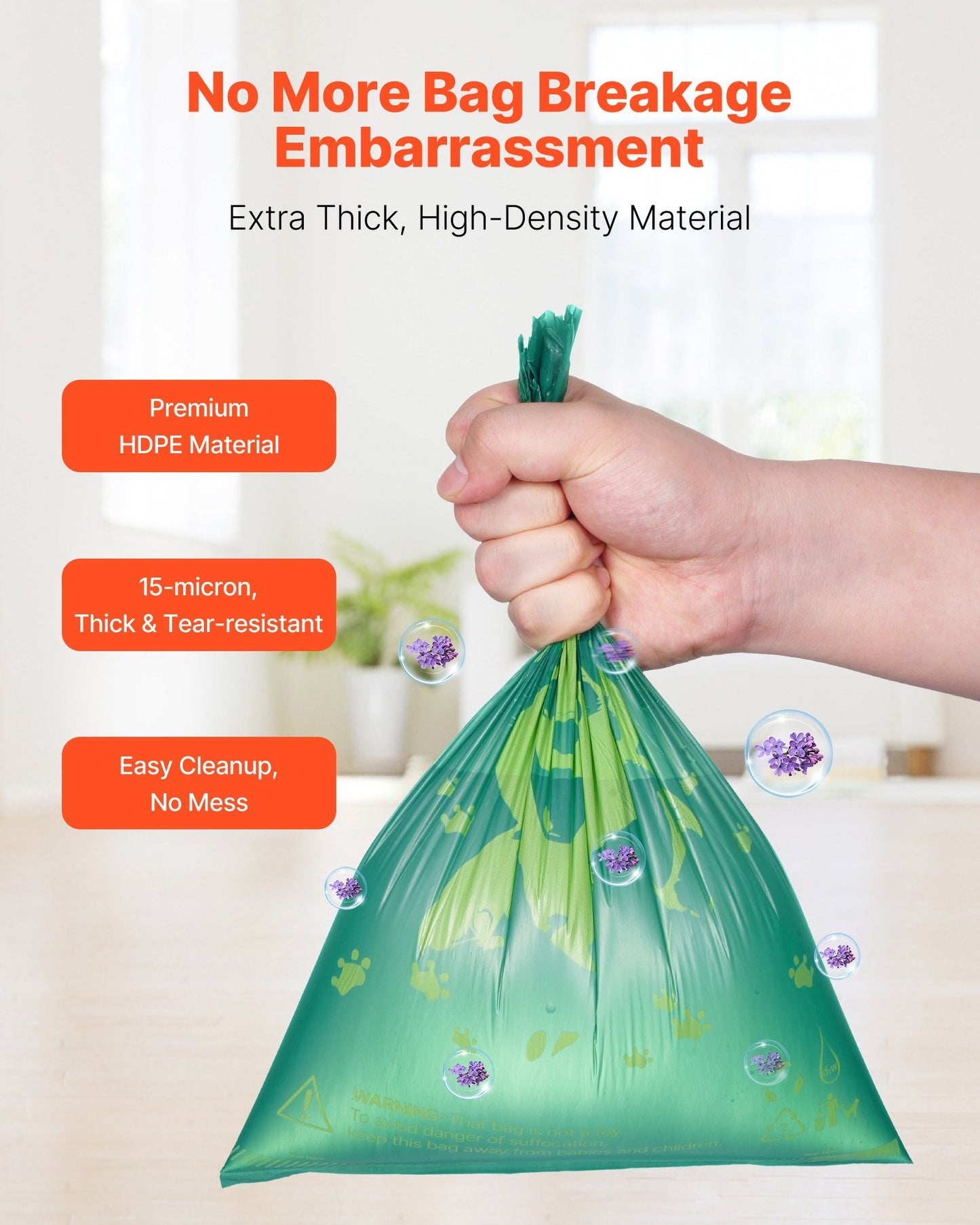 Thick Biodegradable Dog Poop Bags