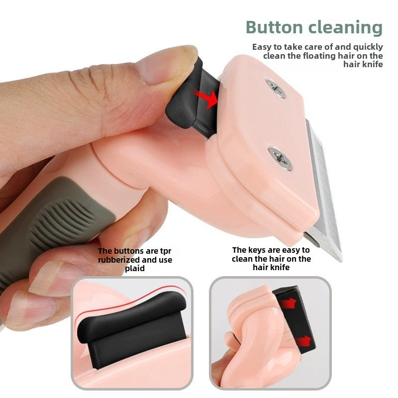 Cat & Dog Pet Hair Trimmer – Pet Shaving Razor & Comb