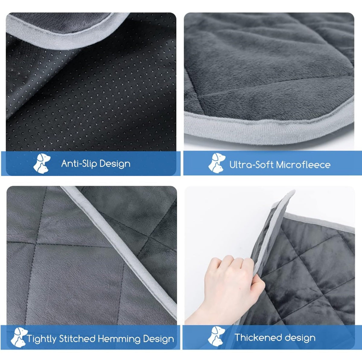 Self-Heating Pet Mat for Dogs & Cats