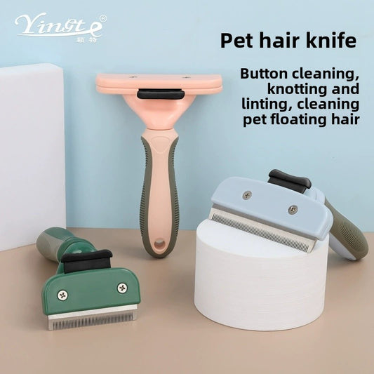 Cat & Dog Pet Hair Trimmer – Pet Shaving Razor & Comb