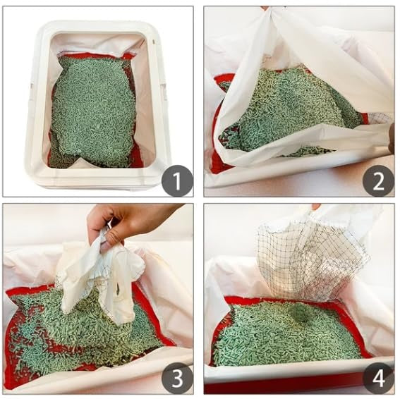 Reusable Cat Litter Filter Bags