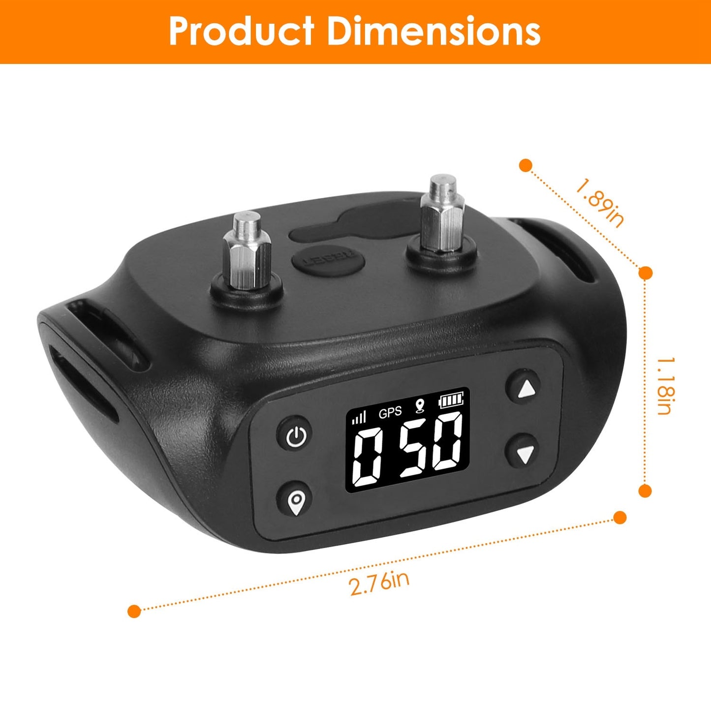 2-in-1 GPS Dog Fence & Tracker Collar – 32–2887FT, Waterproof