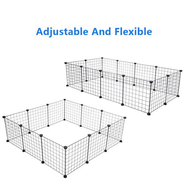 12-Piece Iron Mesh Fence for Pets