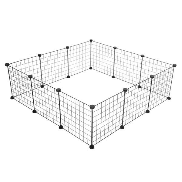 12-Piece Iron Mesh Fence for Pets