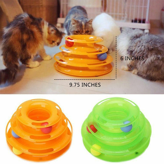 Trilaminar Cat Chase Ball Toy – Endless Fun & Exercise