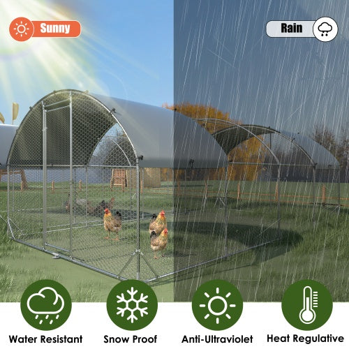Large Metal Chicken Coop – Waterproof & UV-Protected