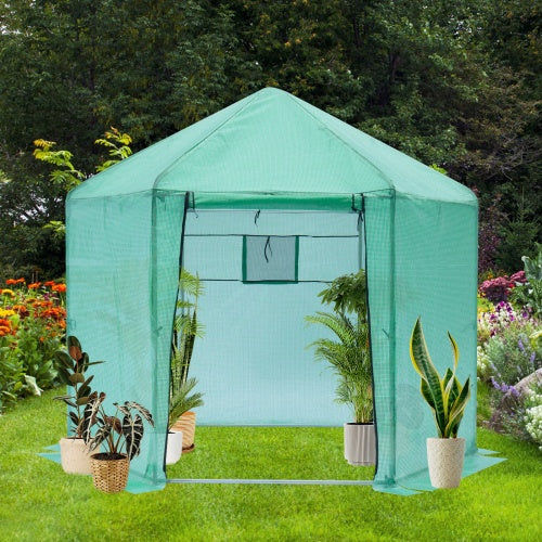 Walk-In Hexagonal Greenhouse