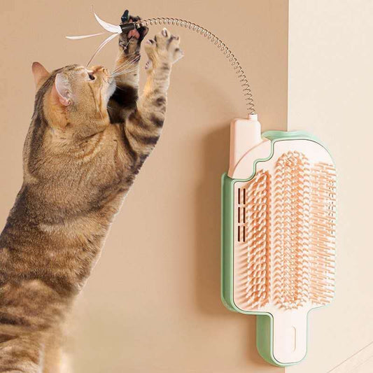 Popsicle Cat Grooming Brush – Corner Scratcher Comb