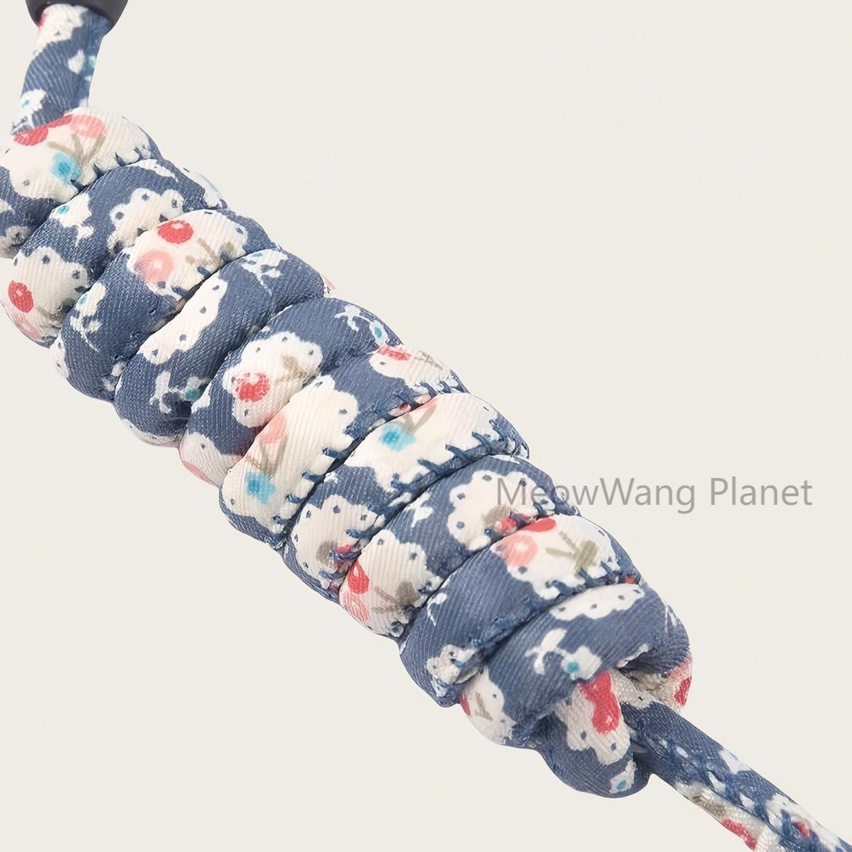 Japanese-Style Adjustable Pet Harness & Leash Set – Cats & Small Dogs