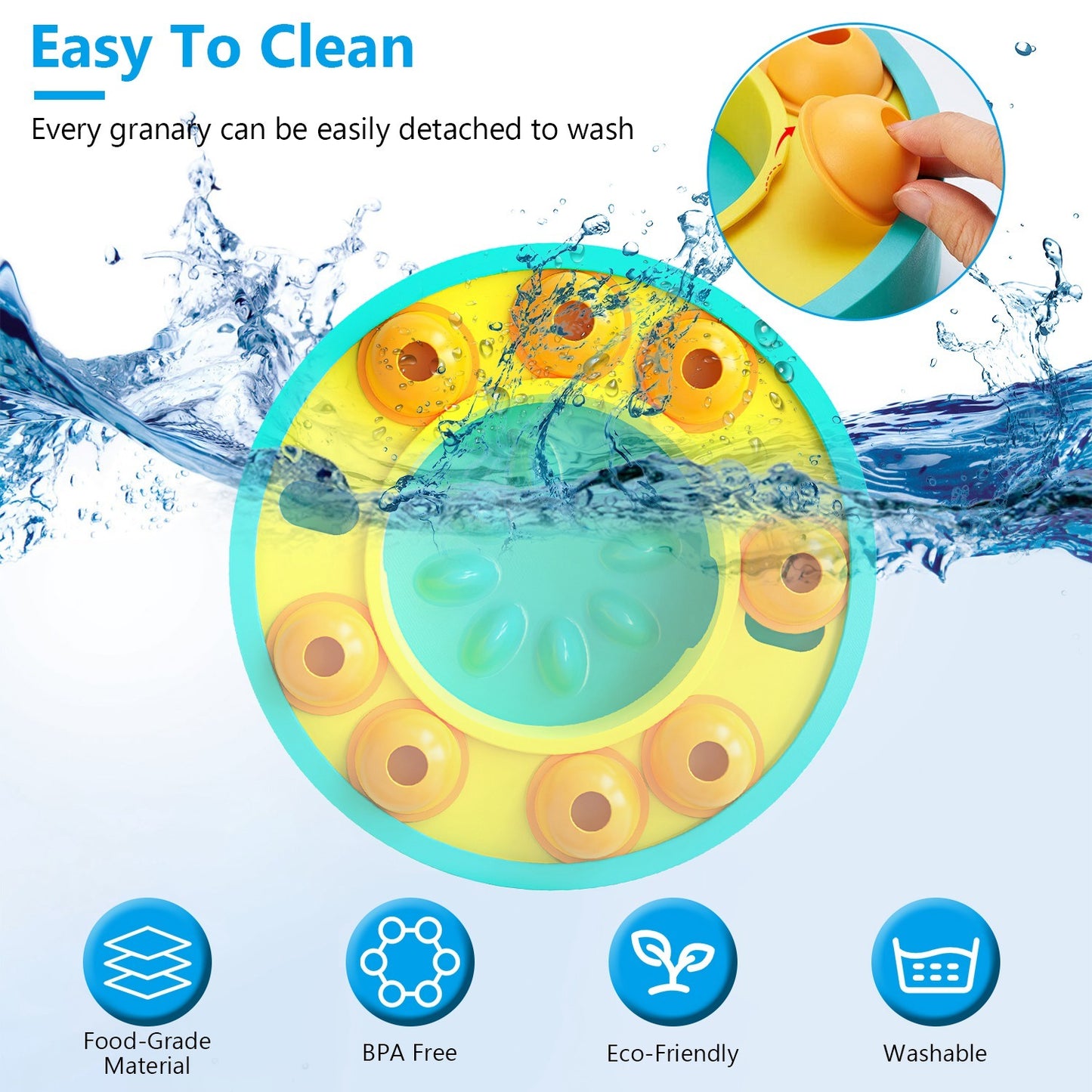 Dog Puzzle Slow Feeder Bowl – Interactive Treat Dispensing Toy