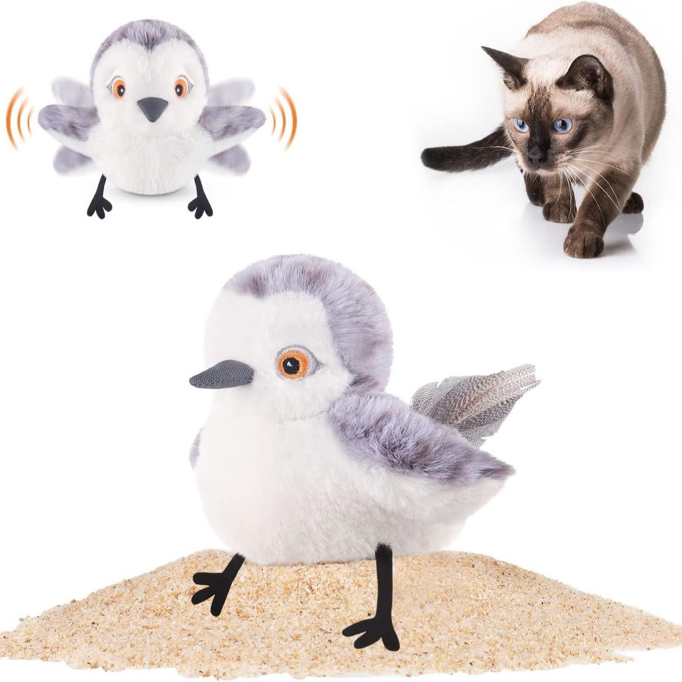Flapping Bird Interactive Cat Toy