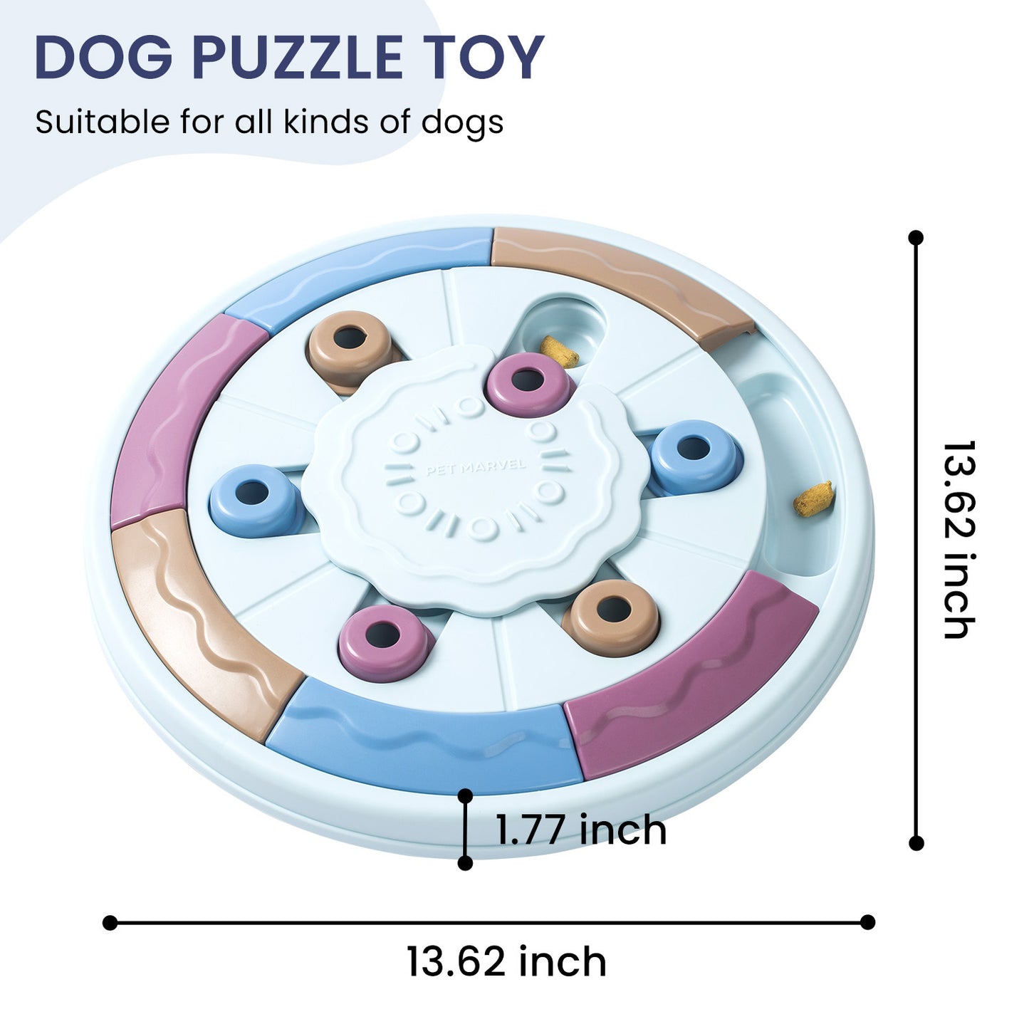 PETMARVEL Interactive Dog Puzzle Toy – Levels 1-3