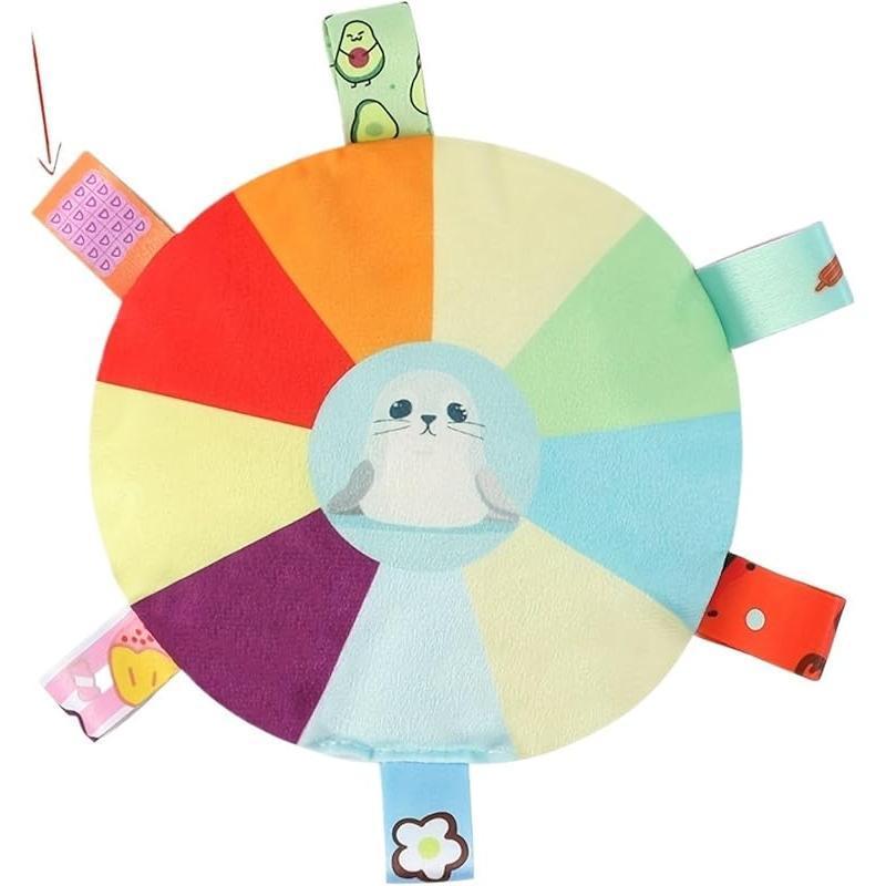 Plush Dog Flying Disc Chew Toy – Interactive & Durable