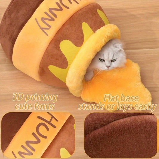 Honey Pot Cat Cave Bed For Indoor Cats